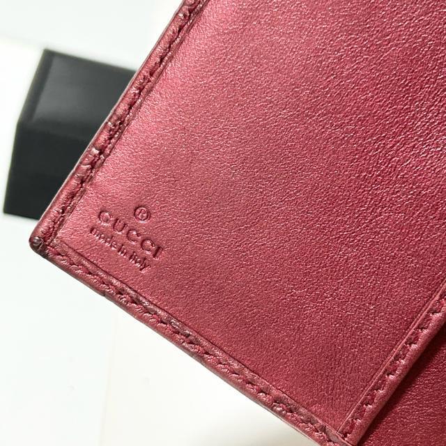 GUCCI �O�b�` 115240 �O�b�`�V�} GG�� ���U�[ 6���� �蒠�J�o�[ �X�P�W���[���� �A�h���X�� ���C�����b�h �� �u�����h�� 