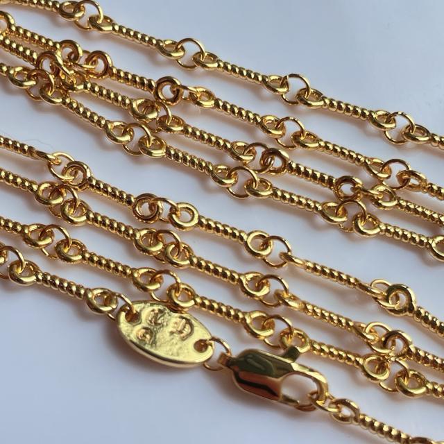 【チェーン】 ノーブランド ツイストチェーン 22k加工 ネックレス silver925 刻印入り < 男性アクセサリー/時計 【チェーン】 ノーブランド ツイストチェーン 22k加工 ネックレス silver925 刻印入り < 男性アクセサリー/時計の