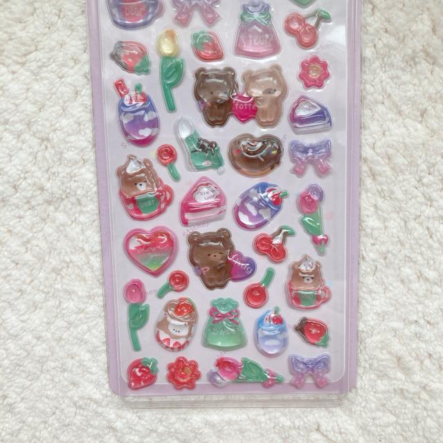 新品 うるちゅる 3D 立体 ステッカー シール デコ コラージュ シール帳 N2m < インテリア/ライフ 新品 うるちゅる 3D 立体 ステッカー シール デコ コラージュ シール帳 N2m < インテリア/ライフの