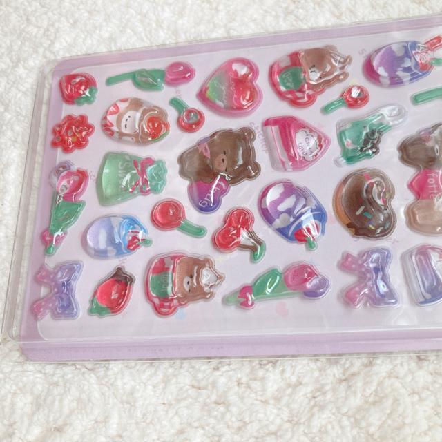 新品 うるちゅる 3D 立体 ステッカー シール デコ コラージュ シール帳 N2m < インテリア/ライフ 新品 うるちゅる 3D 立体 ステッカー シール デコ コラージュ シール帳 N2m < インテリア/ライフの