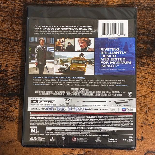 ダーティハリー 4K ULTRA HD UHD Blu-ray 輸入盤【日本語あり】【新品】 < CD/DVD/ビデオ ダーティハリー 4K ULTRA HD UHD Blu-ray 輸入盤【日本語あり】【新品】 < CD/DVD/ビデオの