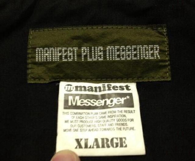 《manifest × MSGR》JKT マニフェスト スワッガー ステューシー ヴィンテージ VINTAGE メッセンジャー < ブランド  《manifest × MSGR》JKT マニフェスト スワッガー ステューシー ヴィンテージ VINTAGE メッセンジャー < ブランドの