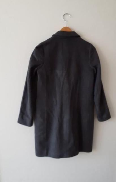 Jewel Changes ジュエルチェンジズ◆ダークグレー ウール混 チェスター ロング コート◆36サイズ < 女性ファッション  Jewel Changes ジュエルチェンジズ◆ダークグレー ウール混 チェスター ロング コート◆36サイズ < 女性ファッションの