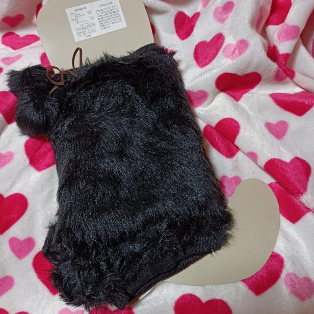 新品★ふわふわ可愛いファーレッグウォーマー/ブラック < 女性ファッション  新品★ふわふわ可愛いファーレッグウォーマー/ブラック < 女性ファッションの