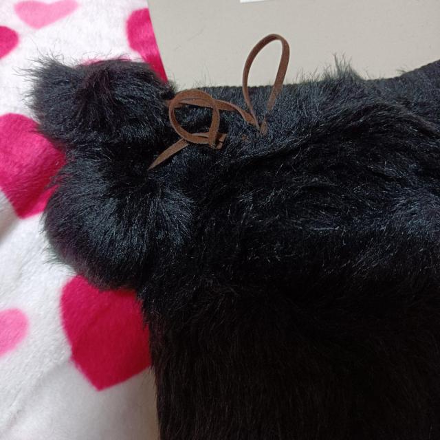 新品★ふわふわ可愛いファーレッグウォーマー/ブラック < 女性ファッション  新品★ふわふわ可愛いファーレッグウォーマー/ブラック < 女性ファッションの