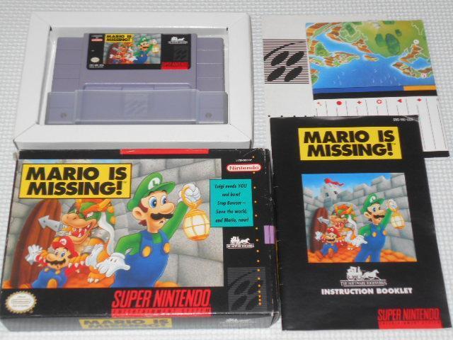 SFC★MARIO IS MISSING SNES 海外版 北米版 マップ付 端子清掃済 < ゲーム本体/ソフト  SFC★MARIO IS MISSING SNES 海外版 北米版 マップ付 端子清掃済  < ゲーム本体/ソフトの