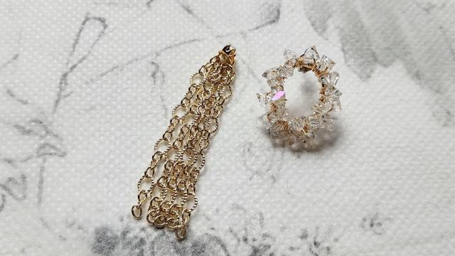 片耳用*氷片のピアス*24031 < 女性ファッション  片耳用*氷片のピアス*24031  < 女性ファッションの