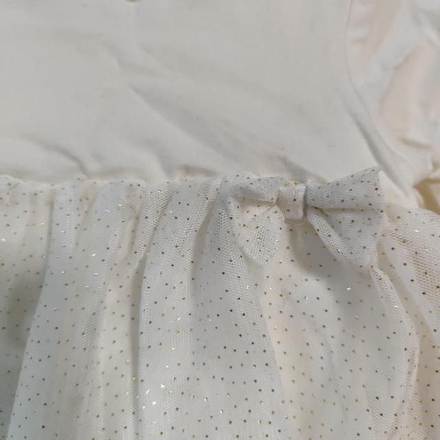 H&M ベビー ワンピース 74サイズ ホワイト < キッズ/ベビー H&M ベビー ワンピース 74サイズ ホワイト < キッズ/ベビーの