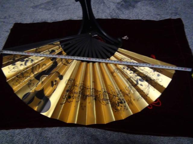 ミッキーマウス ビッグ扇子 ゴールドミッキーマウスの扇子大きい57.5cm !。 < アニメ/コミック/キャラクター ミッキーマウス ビッグ扇子 ゴールドミッキーマウスの扇子大きい57.5cm !。 < アニメ/コミック/キャラクターの