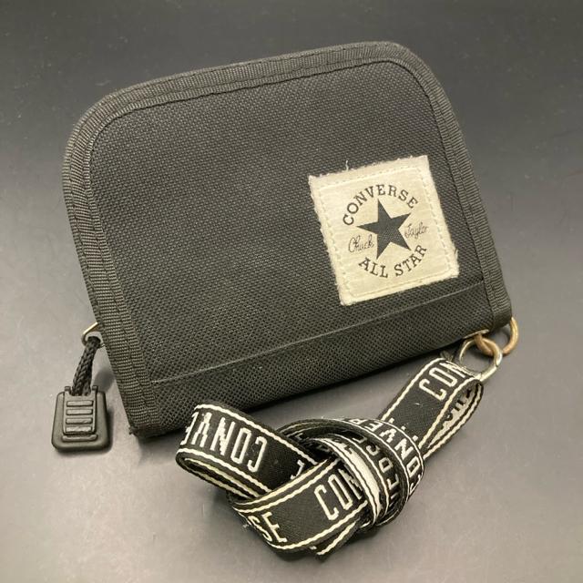 即決 converse コンバース 二つ折り財布 ブラック < ブランド  即決 converse コンバース 二つ折り財布 ブラック  < ブランドの