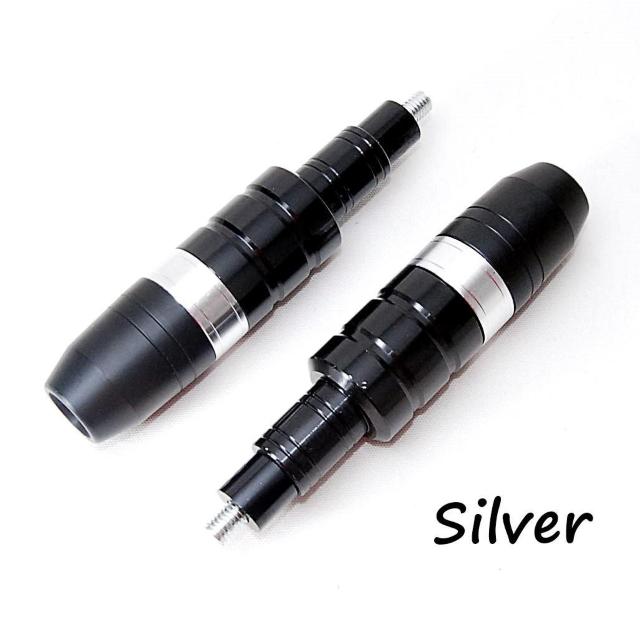 送料無料 ブレット型 エンジンガード シルバー 2本セット M8 バイク エンジンスライダー マフラーガード マフラースライダー < 自動車/バイク 送料無料 ブレット型 エンジンガード シルバー 2本セット M8 バイク エンジンスライダー マフラーガード マフラースライダー < 自動車/バイク