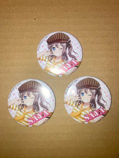 バンドリ! ガルパカフェ 缶バッジ 山吹沙綾 3個 通常梱包 < アニメ/コミック/キャラクター  バンドリ! ガルパカフェ 缶バッジ 山吹沙綾 3個 通常梱包  < アニメ/コミック/キャラクターの