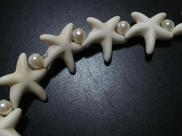 天然石★ハウライト ひとで 半連 < 女性アクセサリー/時計 天然石★ハウライト ひとで 半連 < 女性アクセサリー/時計の