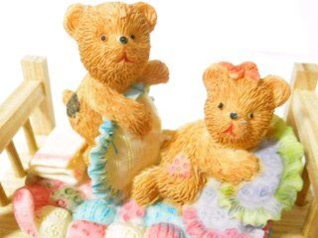 ・ベッドで仲良し《New》カントリー★ラブラブ*ペアくまさん<枕投げしよう> < インテリア/ライフ  ・ベッドで仲良し《New》カントリー★ラブラブ*ペアくまさん<枕投げしよう> < インテリア/ライフの