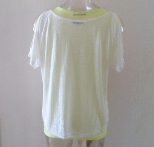 しまむら★タンクトップ付き 肩あき トップス < ブランド しまむら★タンクトップ付き 肩あき トップス < ブランドの