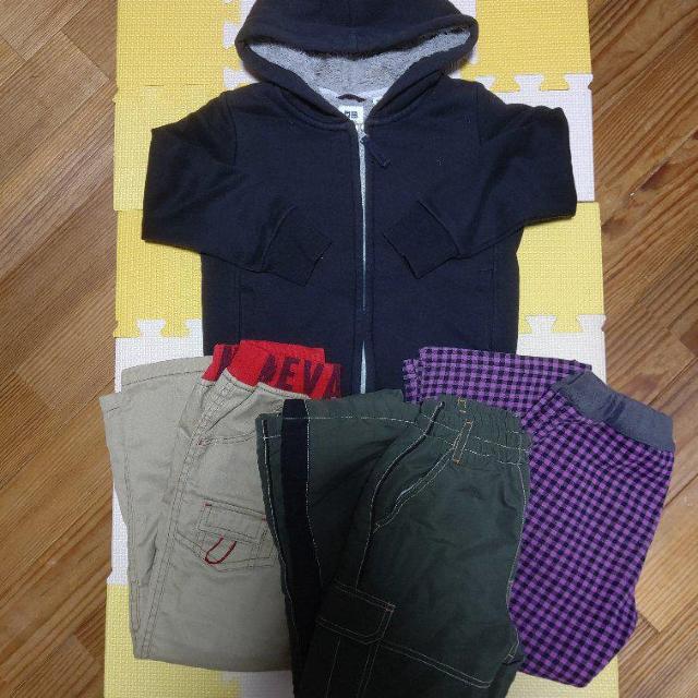 �j�̎q120cm���j�N���{�A�p�[�J�[�A���Y�{���g�p���B  �� �L�b�Y/�x�r�[�� 