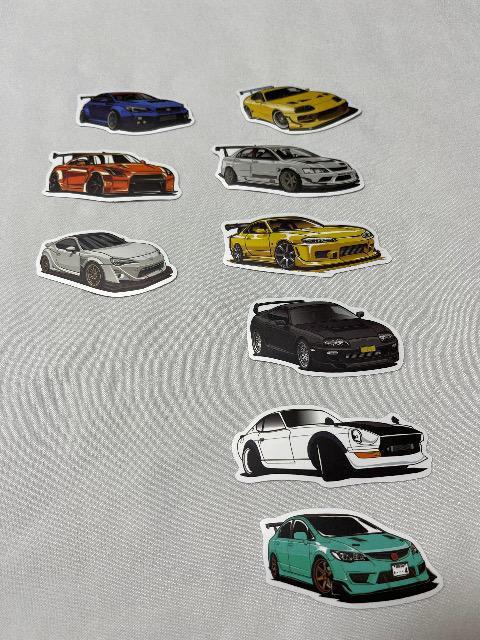 自動車 車 スポーツカー デザイン 防水 シール 17枚 フロント 右 < 自動車/バイク 自動車 車 スポーツカー デザイン 防水 シール 17枚 フロント 右 < 自動車/バイク