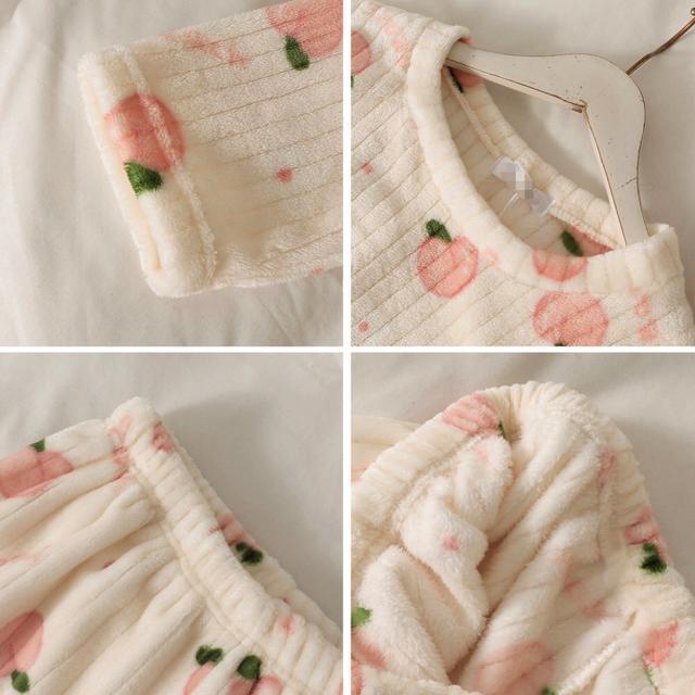 送料無料 新品 フリースパジャマ 上下セット レディース < 女性ファッション  送料無料 新品 フリースパジャマ 上下セット レディース < 女性ファッションの