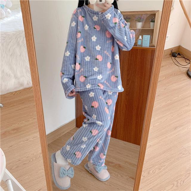 送料無料 新品 フリースパジャマ 上下セット レディース < 女性ファッション  送料無料 新品 フリースパジャマ 上下セット レディース < 女性ファッションの