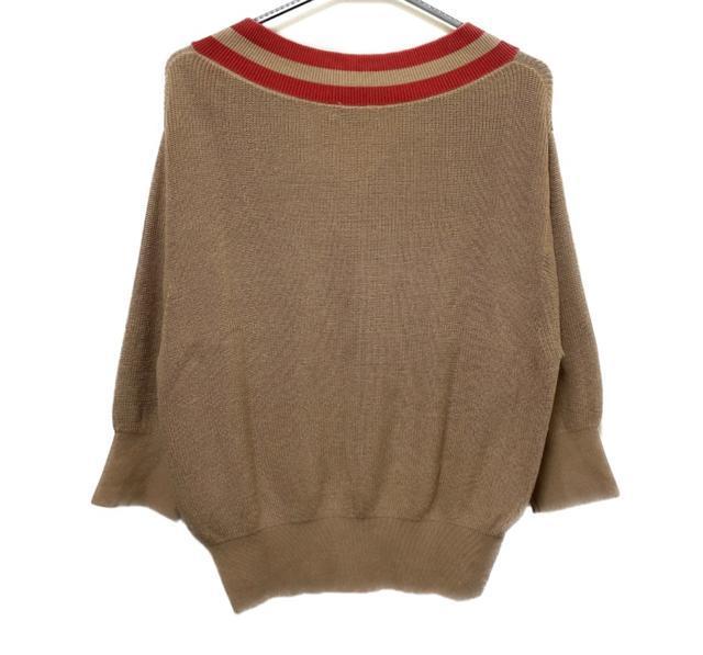 UNITED ARROWS Vネック ドルマン コットン 七分袖 ニット < ブランド UNITED ARROWS Vネック ドルマン コットン 七分袖 ニット < ブランドの