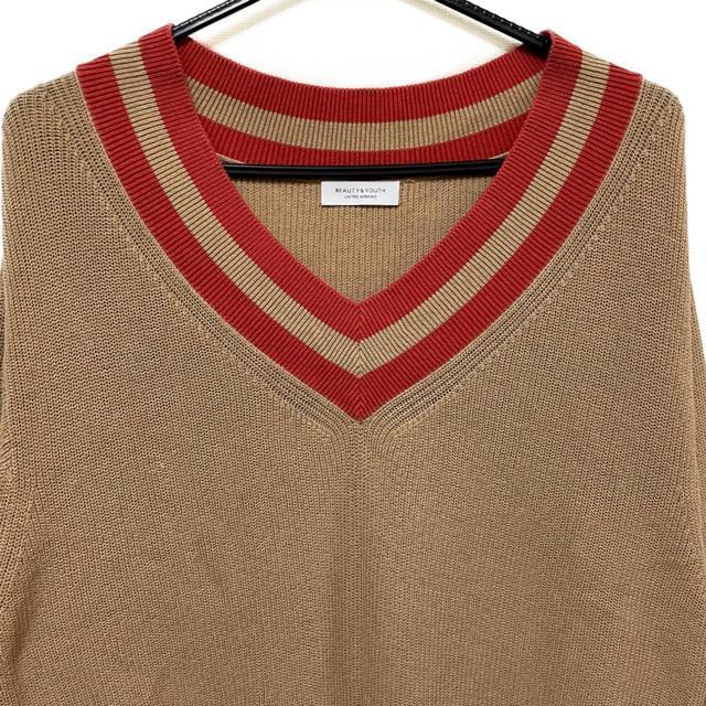 UNITED ARROWS Vネック ドルマン コットン 七分袖 ニット < ブランド UNITED ARROWS Vネック ドルマン コットン 七分袖 ニット < ブランドの