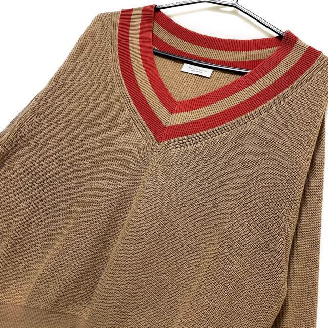 UNITED ARROWS Vネック ドルマン コットン 七分袖 ニット < ブランド UNITED ARROWS Vネック ドルマン コットン 七分袖 ニット < ブランドの