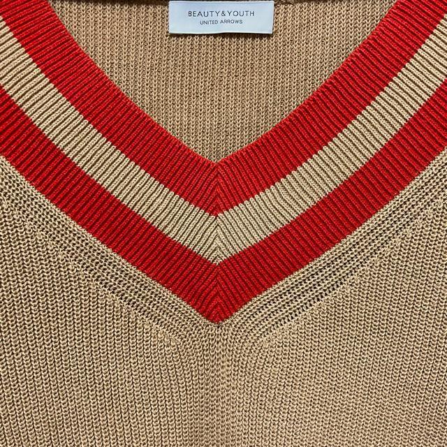 UNITED ARROWS Vネック ドルマン コットン 七分袖 ニット < ブランド UNITED ARROWS Vネック ドルマン コットン 七分袖 ニット < ブランドの