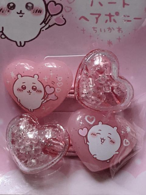 ちいかわ ハートヘアポニー ヘアゴム ピンク < アニメ/コミック/キャラクター ちいかわ ハートヘアポニー ヘアゴム ピンク < アニメ/コミック/キャラクターの