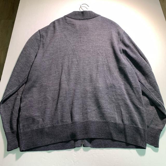 2XLサイズ ウール100% ARAMIS ドライバーズニット チェック柄ニット ニット セーター ジップアップ ブルゾン < 男性ファッション 2XLサイズ ウール100% ARAMIS ドライバーズニット チェック柄ニット ニット セーター ジップアップ ブルゾン < 男性ファッションの