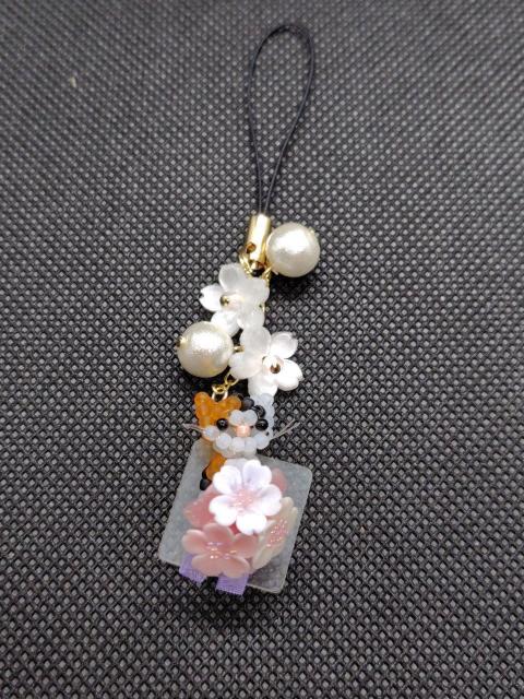 みけねこ桜じゃらじゃらストラップ < ペット/手芸/園芸 みけねこ桜じゃらじゃらストラップ < ペット/手芸/園芸の