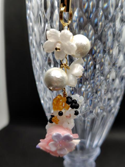 みけねこ桜じゃらじゃらストラップ < ペット/手芸/園芸 みけねこ桜じゃらじゃらストラップ < ペット/手芸/園芸の