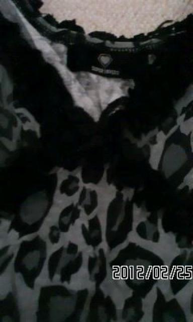 スーパーラヴァーズ・ヒョウ柄レース切替シルエットワンピース < ブランド  スーパーラヴァーズ・ヒョウ柄レース切替シルエットワンピース < ブランドの