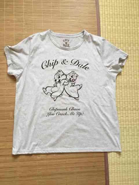 ディズニー・ロゴ&チップ&デール柄Tシャツ3Lサイズ < ブランド ディズニー・ロゴ&チップ&デール柄Tシャツ3Lサイズ < ブランドの