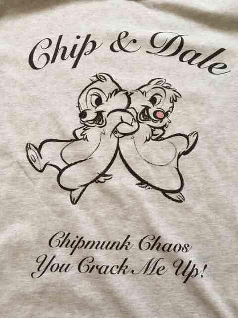 ディズニー・ロゴ&チップ&デール柄Tシャツ3Lサイズ < ブランド ディズニー・ロゴ&チップ&デール柄Tシャツ3Lサイズ < ブランドの