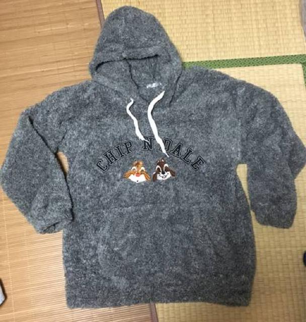 ディズニー・チップ&デールワッペンボアパーカー  グレーLL < 女性ファッション  ディズニー・チップ&デールワッペンボアパーカー  グレーLL  < 女性ファッションの