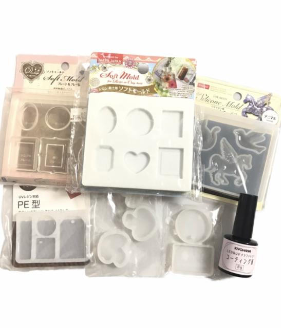 レジン用型20コ&UVコーティング剤set◎ < ペット/手芸/園芸 レジン用型20コ&UVコーティング剤set◎ < ペット/手芸/園芸の