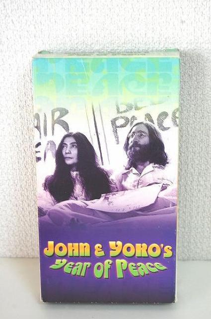 ★ジョンレノン John&Yokos Year of Peace ドキュメンタリー VHS < CD/DVD/ビデオ  ★ジョンレノン John&Yokos Year of Peace ドキュメンタリー VHS  < CD/DVD/ビデオの