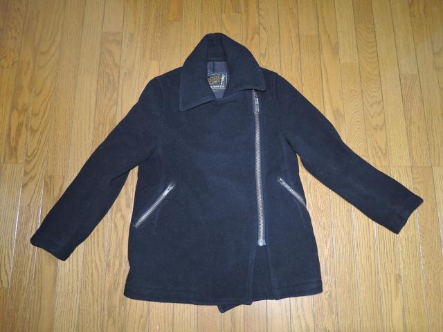 HYSTERIC GLAMOUR ヒステリックグラマー ウール ライダース ジャケット S 黒 メルトン 裏地チェック柄 < ブランド HYSTERIC GLAMOUR ヒステリックグラマー ウール ライダース ジャケット S 黒 メルトン 裏地チェック柄 < ブランドの