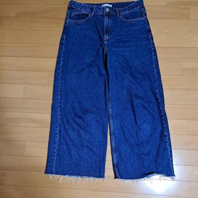 ZARAデニムワイドパンツ < ブランド  ZARAデニムワイドパンツ  < ブランドの