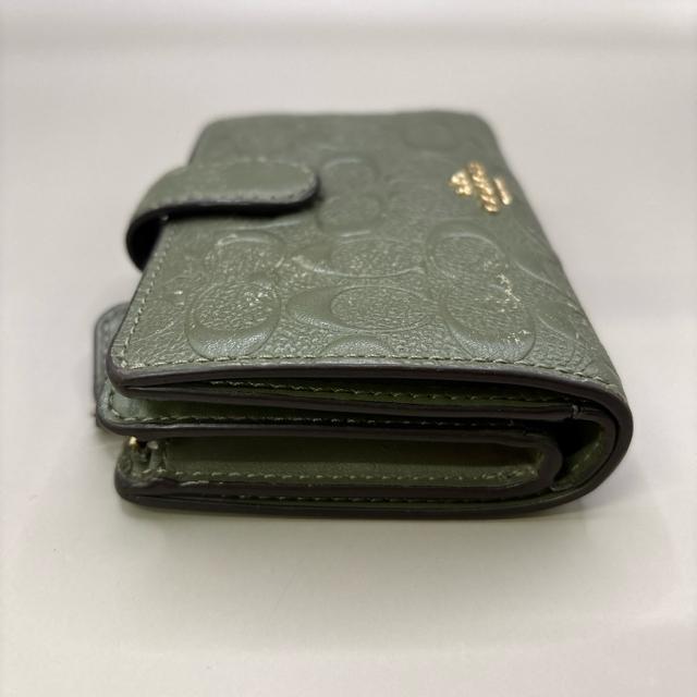 即決 COACH コーチ シグネチャー エンボス 二つ折り財布 < ブランド  即決 COACH コーチ シグネチャー エンボス 二つ折り財布 < ブランドの