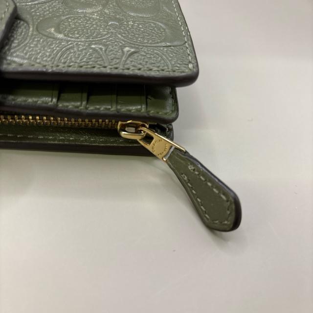 即決 COACH コーチ シグネチャー エンボス 二つ折り財布 < ブランド  即決 COACH コーチ シグネチャー エンボス 二つ折り財布 < ブランドの