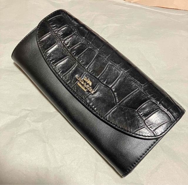 【COACH / コーチ】 レザー / クロコ / 長財布 / F39768 < ブランド  【COACH / コーチ】 レザー / クロコ / 長財布 / F39768  < ブランドの
