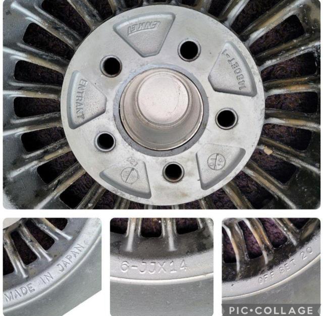 最終 COLIN ENTRANT ENKEI 14インチ 6j PCD114.3 +20ホイールのみ4本セット光輪 コーリン 旧 < 自動車/バイク 最終 COLIN ENTRANT ENKEI 14インチ 6j PCD114.3 +20ホイールのみ4本セット光輪 コーリン 旧 < 自動車/バイク