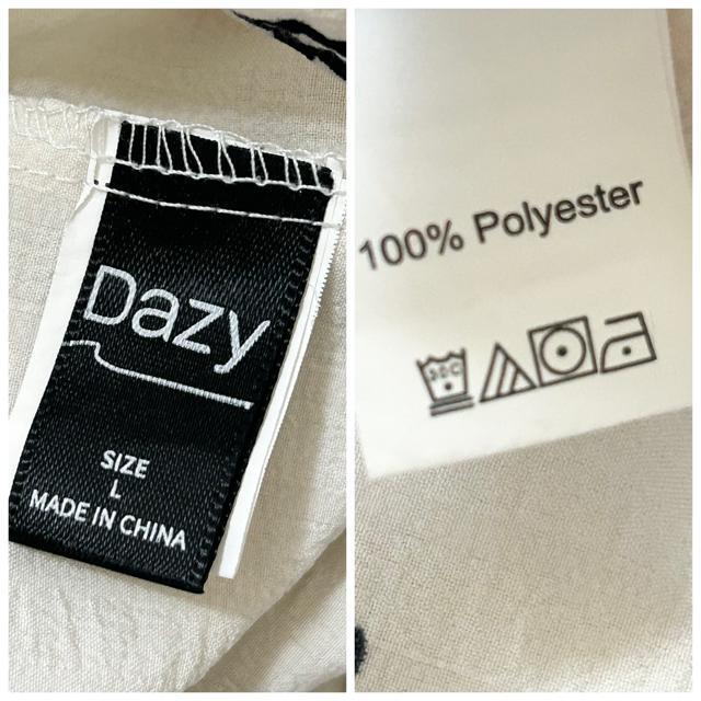 極美品 Dazy デイジー フレンチシック バブルスリーブ シフォンブラウス L < 女性ファッション  極美品 Dazy デイジー フレンチシック バブルスリーブ シフォンブラウス L < 女性ファッションの