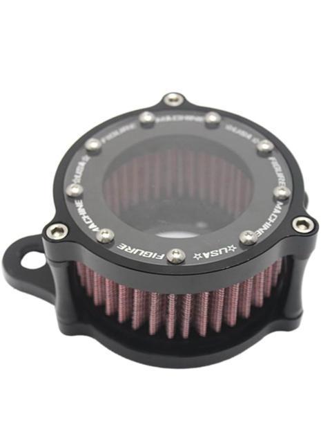 ハーレースポーツスター 2004-2015 スケルトン エアクリーナーキット 黒 アクセサリー ドレスアップ < 自動車/バイク ハーレースポーツスター 2004-2015 スケルトン エアクリーナーキット 黒 アクセサリー ドレスアップ < 自動車/バイク