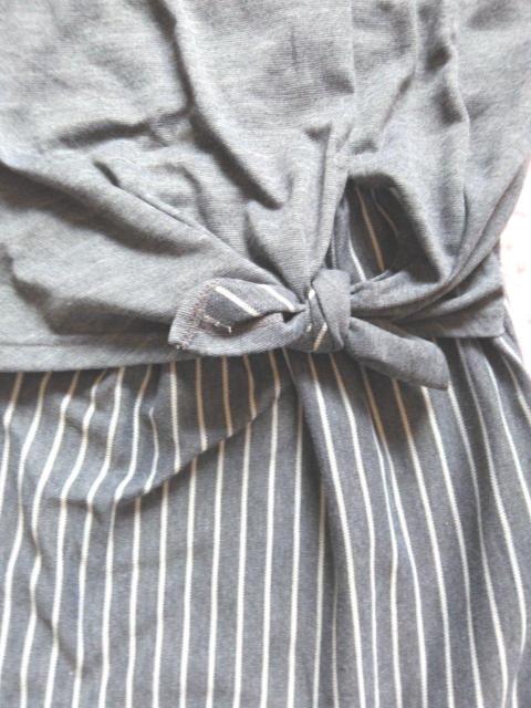 BS saddle*ウエスト結びストライプワンピ < 女性ファッション BS saddle*ウエスト結びストライプワンピ < 女性ファッションの