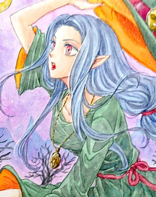 自作イラスト☆オリジナル☆ハロウィンに遅刻しそうな魔女☆ < アニメ/コミック/キャラクター  自作イラスト☆オリジナル☆ハロウィンに遅刻しそうな魔女☆  < アニメ/コミック/キャラクターの