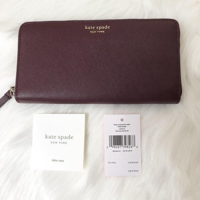 【未使用品】ケイトスペード 長財布 キャメロン ラージ コンチネンタル ウォレット ラウンドファスナー ラウンドジップ レザー < ブランド 【未使用品】ケイトスペード 長財布 キャメロン ラージ コンチネンタル ウォレット ラウンドファスナー ラウンドジップ レザー < ブランドの