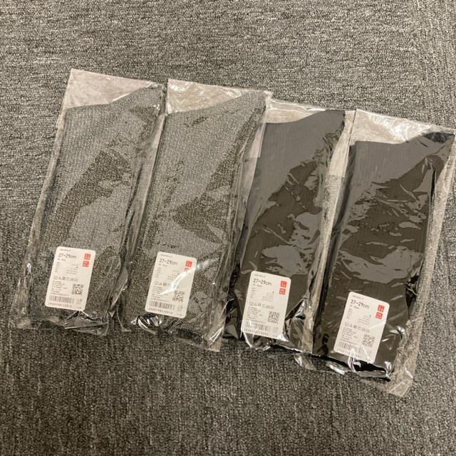 新品 UNIQLO ユニクロ 50色ソックス ブラック 27-29cm 4足 < ブランド 新品 UNIQLO ユニクロ 50色ソックス ブラック 27-29cm 4足 < ブランドの
