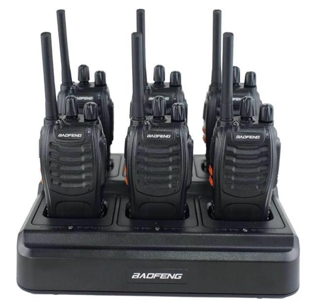 BAOFENG �g�����V�[�o�[ �����@ �[�d�� 2W �������^�C�v �h���h�o IP55 �Z�K�F�؍� 16�`�����l�� 6��Z�b�g  �� �z�r�[�� 